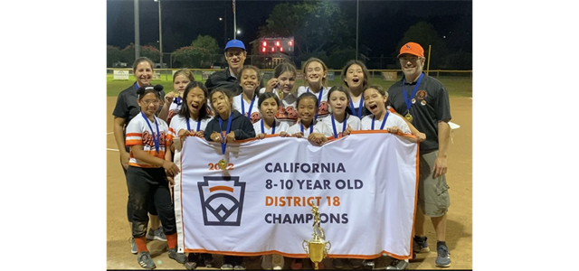 2022 8-10-year-old Softball District 18 Champions