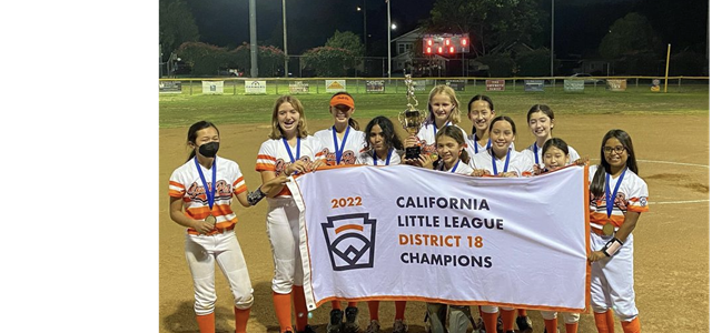 2022 Major League Softball District 18 Champions