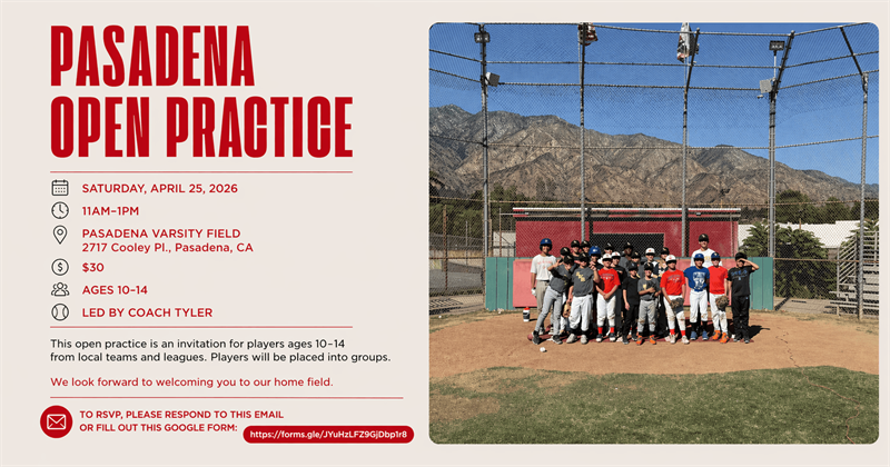 South Pasadena Open Practice